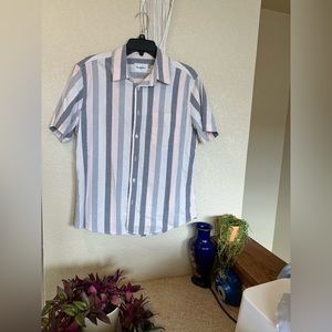 Goodfellow Striped Button Down Shirt - Size M